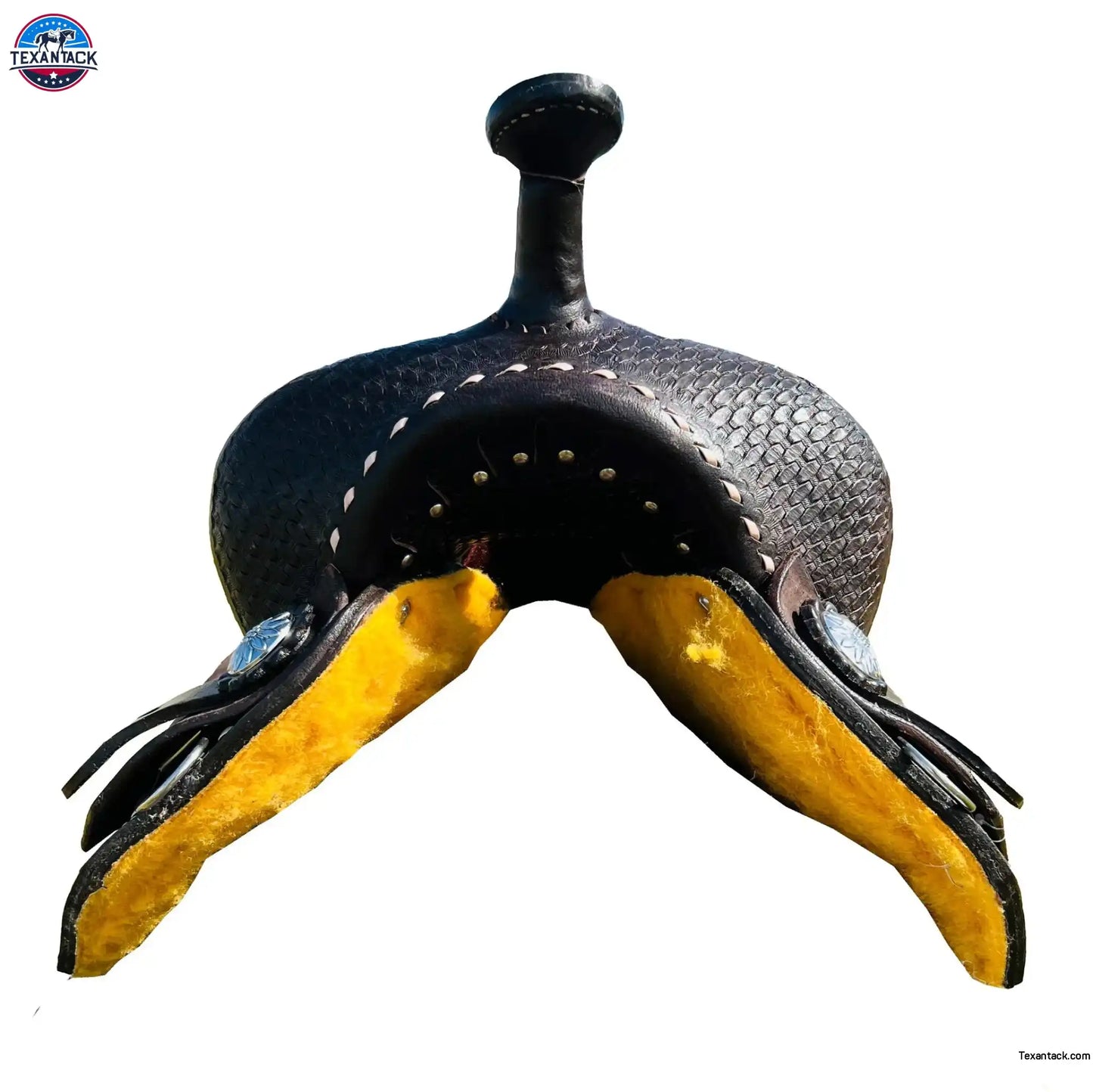 Resistance Youth Rough Out Hard Seat Western Ranch Saddle With Basket Weave Tooled Newenglandtack