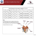 Youth Western Horse Ranch-Style Saddle with Brown Laces NewEngland Tack