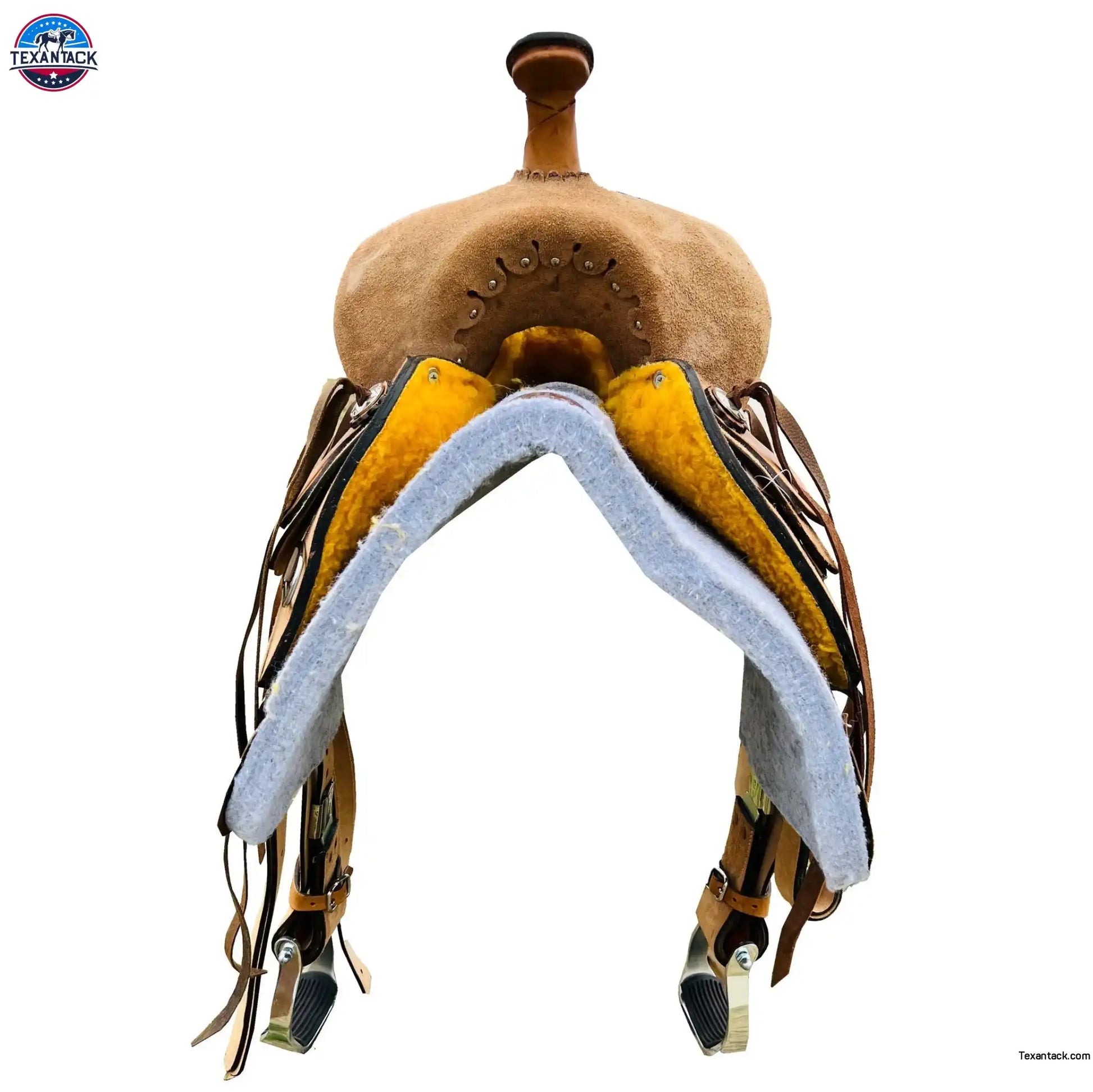 Resistance Kids Western Saddle Leather Horse Ranch Saddle 10" to 13" NewEngland Tack