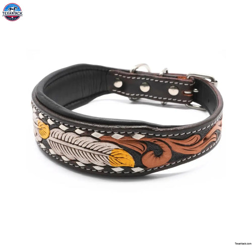 Western Argentinian Leather Dog Collar