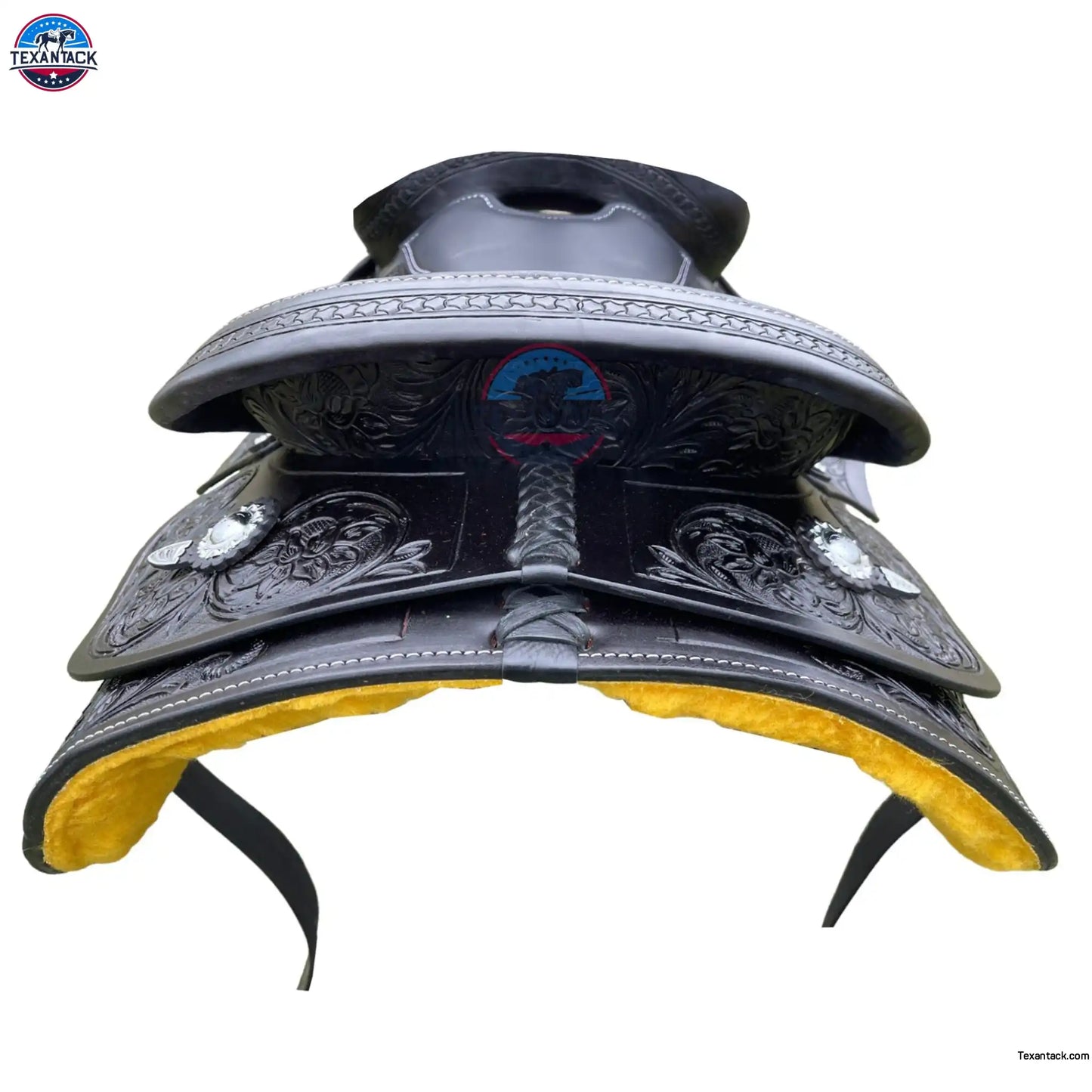 Western Horse Pleasure Saddle with Free tack set - Genuine Argentinian Leather 16" 17" 18" TEXANTACK