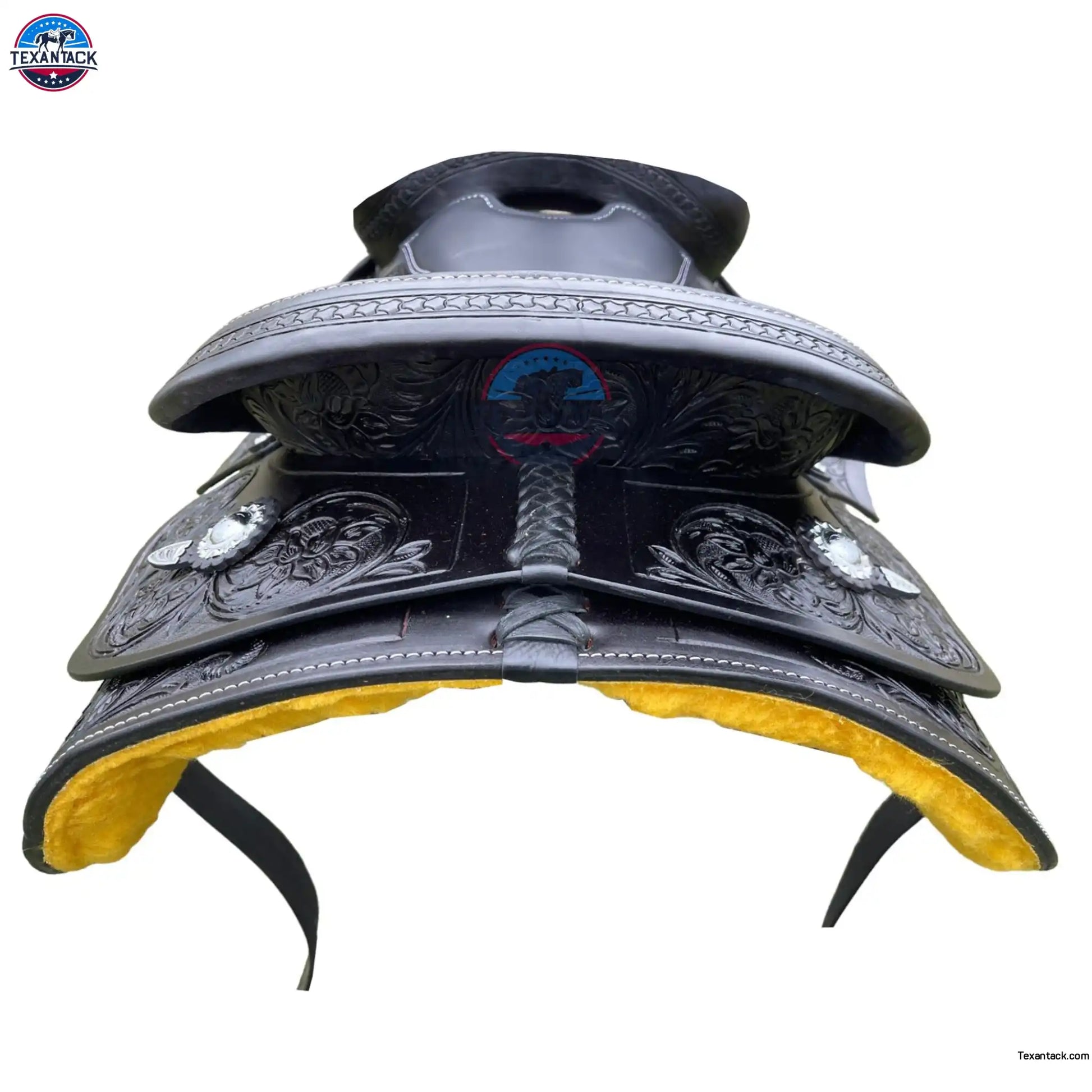 Western Horse Pleasure Saddle with Free tack set - Genuine Argentinian Leather 16" 17" 18" TEXANTACK