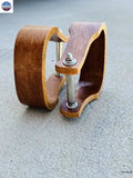 Western Wooden Bell Stirrup 2 1/2" Wide Tread NewEngland Tack