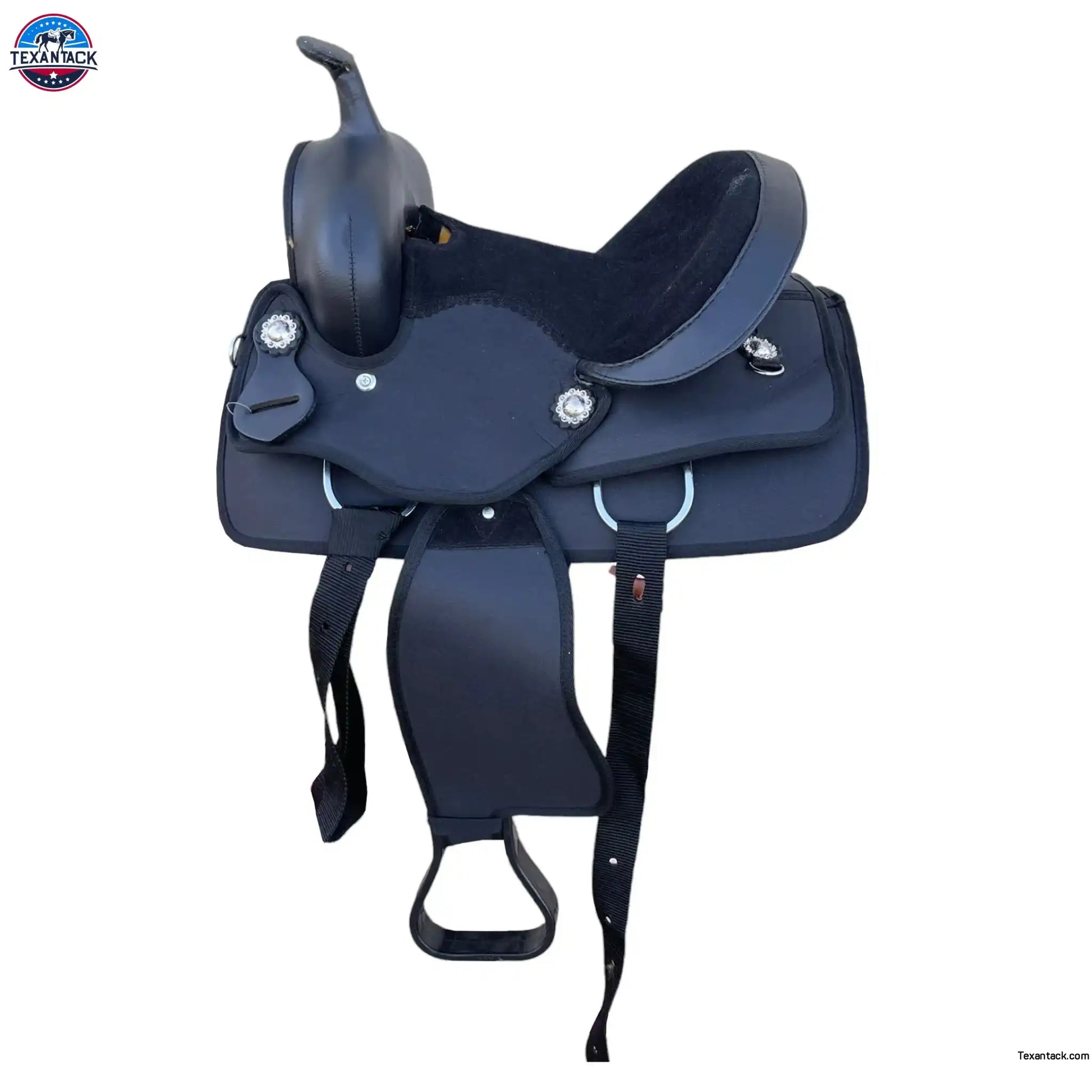 Youth Western New Generation Horse Synthetic Saddle - 10" 12" 13"- Blue/Black/Light Brown/Pink Color Saddle NewEngland Tack