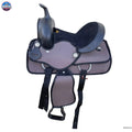 Youth Western New Generation Horse Synthetic Saddle - 10" 12" 13"- Blue/Black/Light Brown/Pink Color Saddle NewEngland Tack