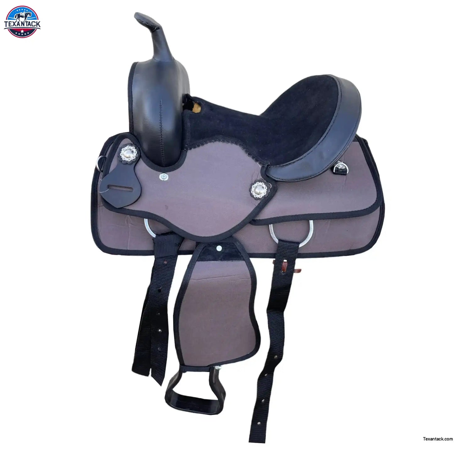 Youth Western New Generation Horse Synthetic Saddle - 10" 12" 13"- Blue/Black/Light Brown/Pink Color Saddle NewEngland Tack