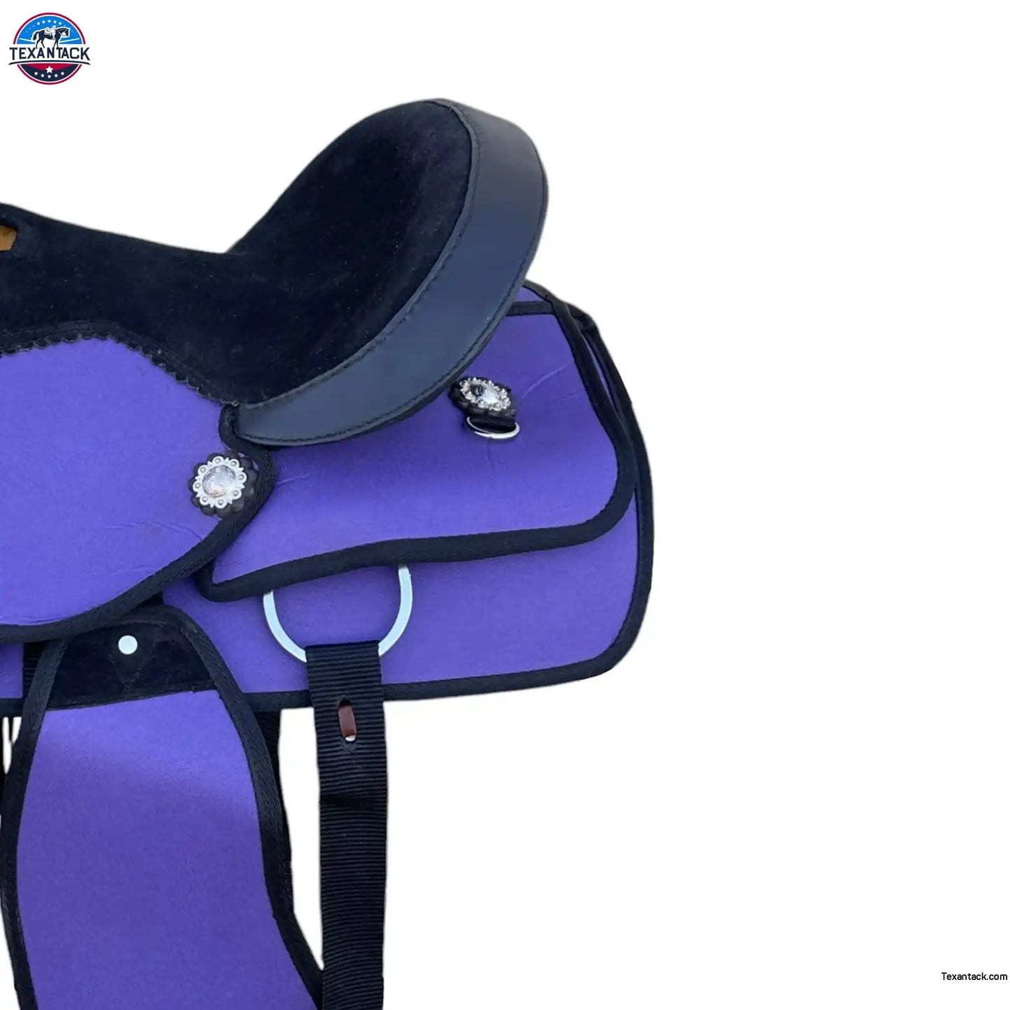 Youth Western New Generation Horse Synthetic Saddle - 10" 12" 13"- Blue/Black/Light Brown/Pink Color Saddle NewEngland Tack