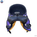 Youth Western New Generation Horse Synthetic Saddle - 10" 12" 13"- Blue/Black/Light Brown/Pink Color Saddle NewEngland Tack