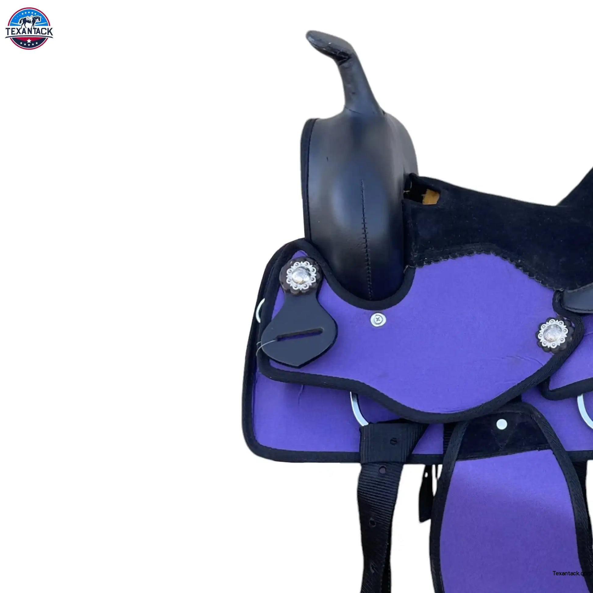 Youth Western New Generation Horse Synthetic Saddle - 10" 12" 13"- Blue/Black/Light Brown/Pink Color Saddle NewEngland Tack